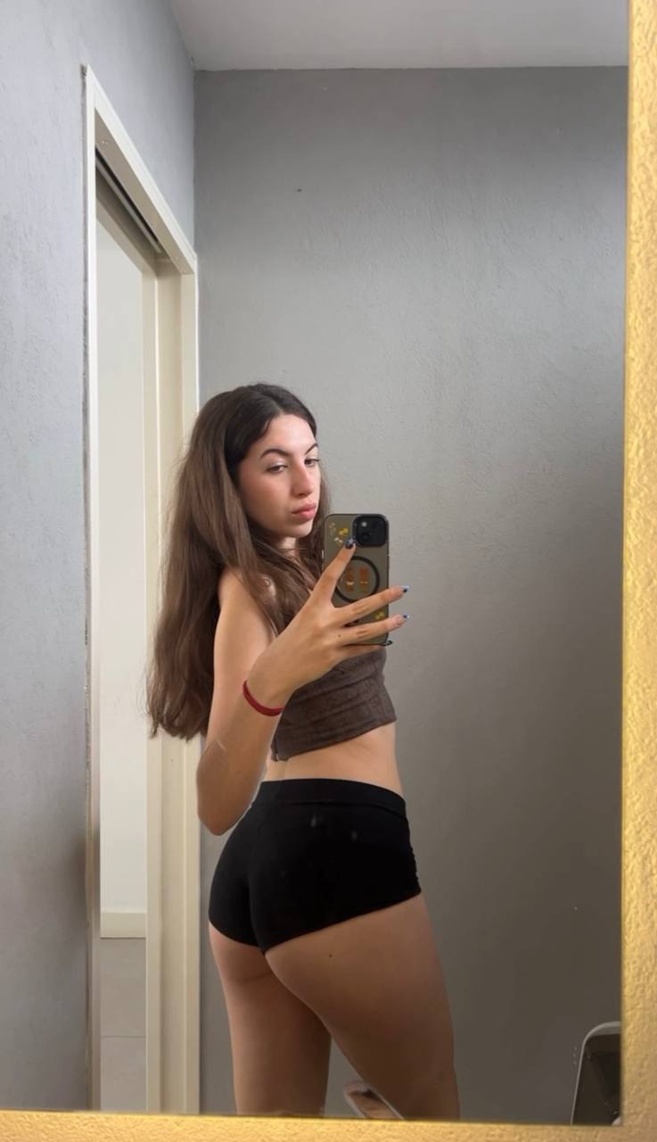 Amber in her underwear in Cotonou